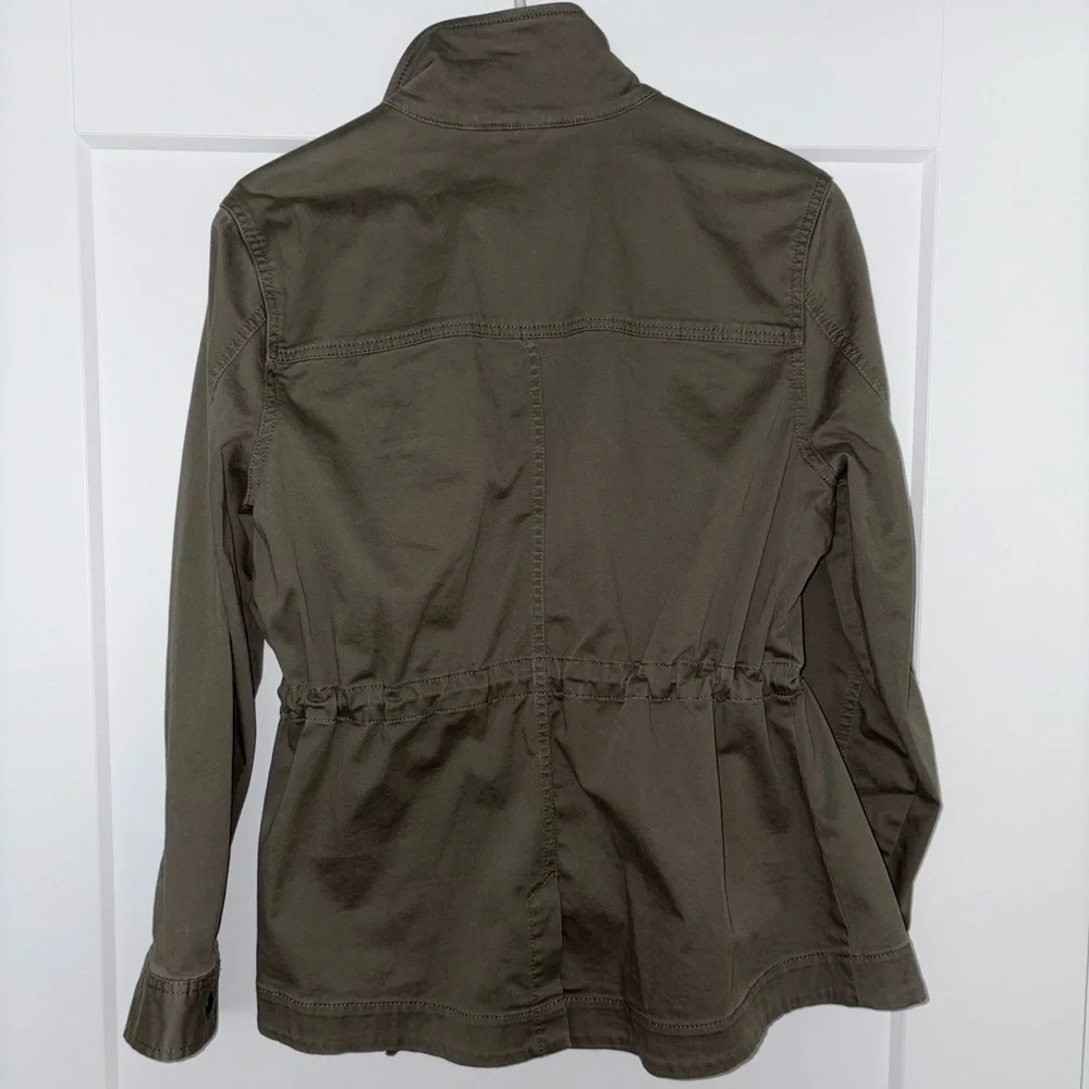 L.L. Bean olive green utility jacket - Picture 2 of 5